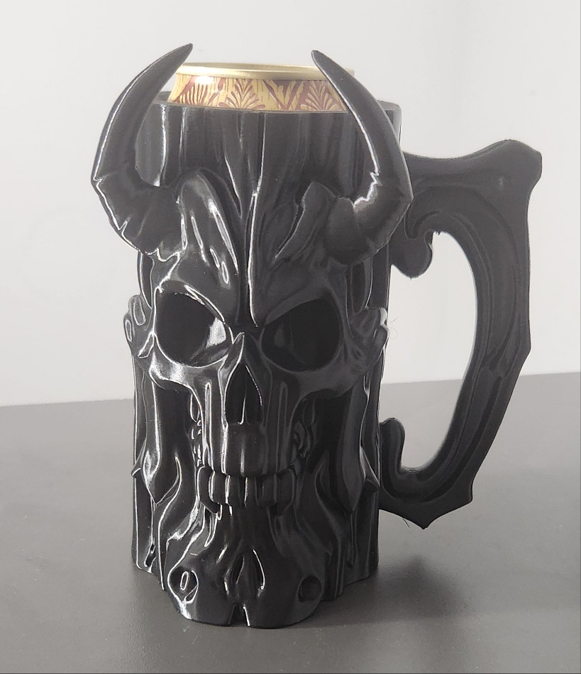 Demon Skull Can Holder – Longhorn Infernal Chalice